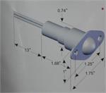 Aleph DC-1714 Roller Ball Switch Dimensions